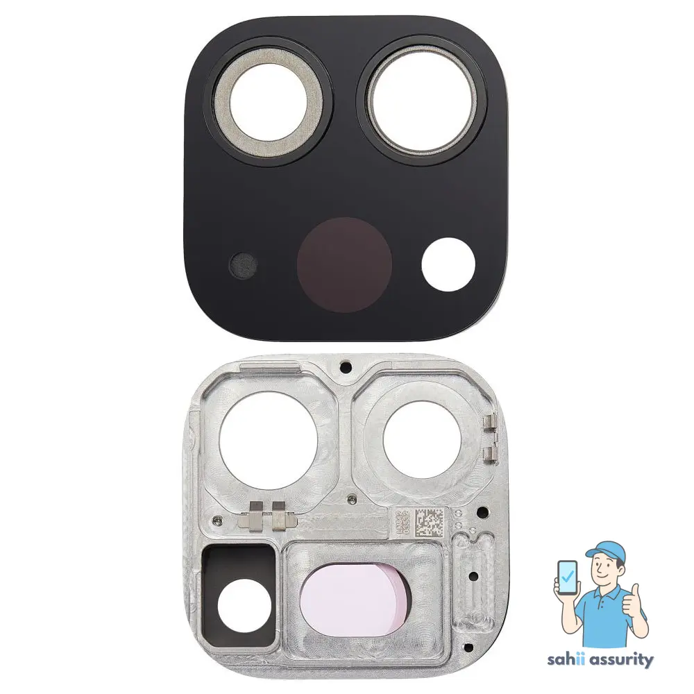 Camera Lens Glass with Frame for Apple iPad Pro 11inch 2022 Grey